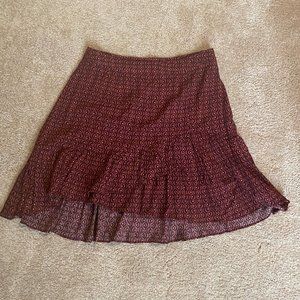 Maroon Summer Skirt